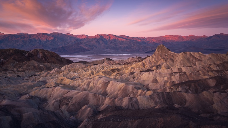 Sunrise in Death Valley National Park, California-Nevada border, USA